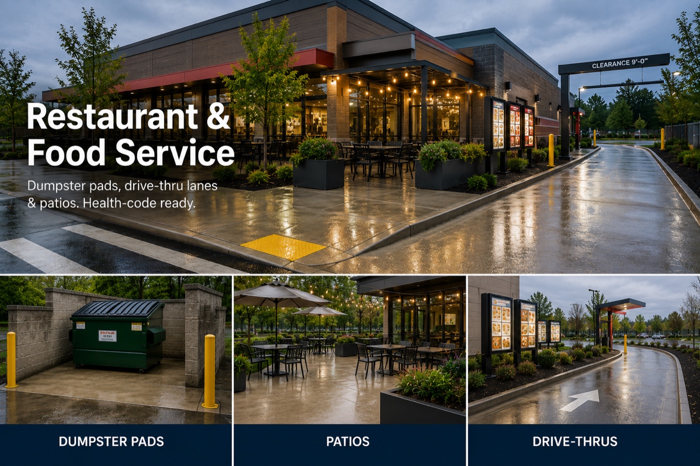 Restaurant and food service cleaning
